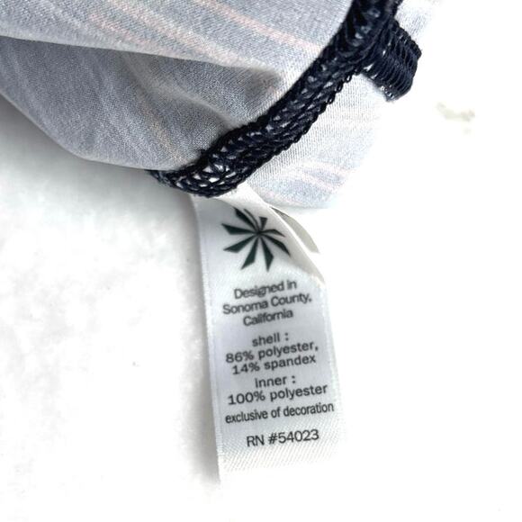 Athleta Ready Set Go Striped Running Shorts With Liner And Pockets Size Small - Picture 8 of 9